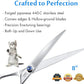 JASON 8" Curved Dog Grooming Scissors Ergonomic Pets Cats Trimming Shears with Offset Handle and a Jewelled Screw for Right Handed Groomers Long Sharp Comfortable