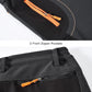 Rdruko Men's Snow Ski Pants Waterproof Insulated Winter Outdoor Snowboard Hiking Fleece Pants with Belt