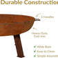Sunnydaze 30-Inch Cast Iron Heavy-Duty Fire Pit for Outside - Wood-Burning Outdoor Fire Pit Bowl with Handles - Oxidized Finish