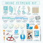 EVERLIT Pet Medic First Aid Kit | 95 Pcs Vet-Approved Medical, Outdoor & Emergency Supplies for Dogs, Cats, Animal Care | Travel-Friendly Compact Bag for Home, Car and Travel (Valentine Lace)