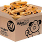 ValueBull Himalayan Yak Cheese Dog Chews, Extra Large, 50 ct Wholesale Pack - Long Lasting for Aggressive Chewers, All Natural, Healthy & Safe, Low Odor Nepal Yak Milk Chews