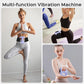 Small Lightweight Vibration Plate Portable,Handheld Lymphatic Drainage Massager,Exercise Shaker Machine for Weight Loss,Cordless and Mini，8-Level Adjustable, Purple