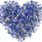 WAYBER 2 Lbs/920g Deep Blue Lapis Lazuli Pebbles Irregular Decorative Stones Natural Crystal Rock Gravel for Aquarium/Fish Turtle Tank/Succulent Plants/Air Plants Decoration (Fill 1.8 Cups)