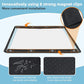 Dog Pee Pad Holder, Oxford Cloth Material, Fit 28"x34" Pad,Puppy Pad Holder, 8 Powerfu Magnetic Clips, Indoor Dog Potty, Black