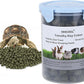 Timothy Hay Cubes 40 oz (4 * 10 oz) with Small Size - Timothy Grass Pellets for Tortoises Rabbits Guinea Pig Chinchilla