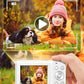 Digital Camera,FHD 1080P Kids Camera 44MP Point and Shoot Digital Cameras with 32GB Card,16X Zoom,Anti-Shake,Date Stamp,Compact Small Cameras Photography for Kids Student Teen Girl Boy(White)