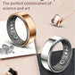 Smart Wellness Ring, Stylish Fitness Tracker with Heart Rate, Blood Oxygen, Blood Pressure, Sleep & Step Monitor. IP68 Waterproof, No Subscription, iOS & Android Compatible (Silver, 10)