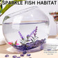 1 LB Purple Glass Marbles, Mini Flat Glass Beads~150 PCS for Vase Fillers, Floral Bottom Mancala Gems Pebbles Fish Tank Rocks for Table Aquarium,Home Decor Art Craft Supplies(0.5"~0.7")