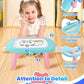 Magnetic Drawing Board, Toddler Girl Toy for 1-2 Year Old, Doodle Board Pad Learning and Educational Kids Toy for 1 2 3 Year Old Baby Girl Birthday - Mint Blue