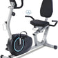 Recumbent Exercise Bike for Seniors - Quick Adjust Seat, Magnetic Recumbent Bike with Quiet 16-Level Resistance, 400LB Weight Capacity, Backlit LCD Monitor, Heart Rate Handle
