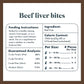 King Lou Pets - Beef Liver Dog Treats - Freeze Dried Liver Treats For Dogs and Cats - USA-Made Dog and Cat Treats - Rich in Iron, Vitamins and Nutrients For Immune Health - 1 lb Prior to Freeze-Drying