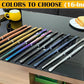 JETKONG 2 Pcs 16-Inch Stainless Steel Fine Tongs Extra Long Chopstick Tongs Long Kitchen Forceps for Cooking (Rainbow)