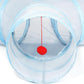 Tempcore 3-Way Collapsible Cat Tube Toys, Indoor Cat Tunnels with Peek Hole Toy Ball, Light Grey