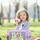 Digital Camera FHD 1080P, Camkory Kids Camera 44MP Point and Shoot Digital Cameras with 32GB Card, 16X Zoom, Two Batteries, Lanyard, Compact Small Camera Gift for Kids Boys Girls Students, Purple