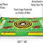 NFL Pittsburgh Steelers Dog Snuffle Mat – Interactive Pet Slow Feeder, Football Field Design Food Puzzle Toy for Dogs & Cats, Foraging Activity Mat for Smarter Feeding
