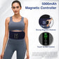 Cordless Back Massager Belt - FSA-HSA Eligible Red Light Therapy Massage Belt with 5 Heating Levels,3 Vibration Modes, Lower Back Massager for Pain Relief Deep Tissue,4 Motors,Battery-Powered (Blue)