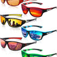 Frienda 6 Pack Polarized Sport Sunglasses for Men Multipack Fit over Glasses Pack Lot Set Men's Sport Fishing Eyeglasses