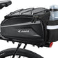 whale fall 10L Bike Rack Bag – Hard-Shell Waterproof Rear Trunk Pannier with Rain Cover, 4-Side Reflective Panels, Bike Accessories for Commuter, Road, Mountain, E-Bike