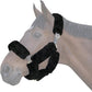 ECP Equine Comfort Products Merino Sheepskin Halter Fleece Set for Horses, 100% Natural Wool, Chafe Protection, Breathable Relief & Cushioned Comfort, Machine Washable, 9-Piece Set, Black