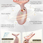 Light Based Face-Neck-Massager - 7 Color Portable Facial Massager for Skin Care, Rose Gold