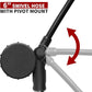 BV Mini Bike Pump Portable Frame Pump, Shock Pump for Bike Shock, Air Ball Pump Inflator with Ball Pump Needles, Mini Pump Fits Presta & Schrader- Smart Valve