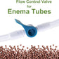 Enema Replacement Tube 6.6FT Silicone Enema Hose with 5 Reusable Nozzle Tips – Flexible Leak-Proof Enema Kit Replacement Tubing for Colon Cleansing and Detox Douche