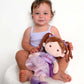 Soft Baby Doll Toys (16''), My First Baby Rag Doll for 1 Year-Old Girl Birthday Gift, Christmas Plush Toys Gift for Toddler Kids Infants-Daydream-Princess-Coral-Violet