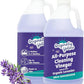 Originally Yellow Lavender Vinegar For Cleaning Purpose | USA Made All Purpose Cleaner | Use as a Floor, Glass, Kitchen, & Bathroom Cleaner | Plant Derived Vinegar 1 Gallon in 2 bottles | 128 Oz