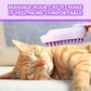 Spray Cat Brush for Shedding - Pet Grooming Brush with Steamer and Water Spray, Ideal for Cats and Dogs (Purple)