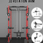 Eonfit E2 Power Cage，1500LB Squat Rack with Cable Crossover System.Multi-Function Power Rack for Home Gum.All-in-One Squat Rack with More Training Attachments