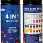 200 Aquarium Water Test Strips - For Fish Tank or Pond - Best Budget Aquarium Water Test On Amazon! - High Accuracy - Tests for Nitrate, Nitrite, PH, and Water Hardness - Veteran Owned Company!