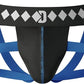 Diamond MMA Four-Strap Jock Strap Supporter with Built-in Athletic Cup Pocket for Sports