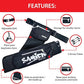 Archery Arrow Quiver - Adjustable Waist Hanged Quiver with 3 Removable Tubes & Pockets for Archery Arrows Case & Equipment - Ideal for Hunting & Target Practice - Right Handed Only