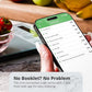 Greater Goods Nutrition Scale (Non‑Connected) – Food Grade Glass, 2,000 Food Codes Preloaded, Compact (9.33"x6.02"x0.91") for Portion Control & Meal Prep