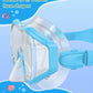 W WSTOO Kids Swim Goggles with Nose Cover,Snorkel Diving Swimming Mask for Youth 5-15,HD 3-Window Wide Vision Anti-Shattered Lens Anti-Fog&Leak