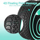 Back Roller Wheel 4 Pack - Yoga Wheel for Back Pain & Stretching,Back Roller for Deep Tissue Massage, Back Wheel for Physical Therapy & Exercise