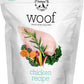Woof Freeze Dried Dog Food - Chicken Recipe, High Protein, Dog Food Topper & Dog Treats, All Life Stages, 1.76 oz