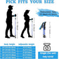 Trekking Poles Lightweight Collapsible Hiking Poles Folding Aluminum Walking Sticks 2 Pack Walking Sticks for Hiking