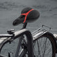Bicycle Seat Replacement, Bike Seat for Men and Women, Comfort Wide Bike Saddle Memory Foam Padded Soft Bike Seat Cushion Compatible with Peloton, Mountain, City Bikes, Indoor Exercise Bikes