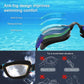 Kids Swim Goggles, Swimming Goggles for Kids with Nose Clip, Earplugs, Nose Bridge for Age 3-15
