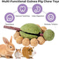 mini&moe Hamster Chew Toys for Teeth – Guinea Pig Chew & Treats Natural Edible Apple Wood Sticks Improve Dental Health Hamster Enrichment Toys for Rabbit, Bunny, Chinchilla, Gerbils, Rat