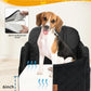 Car Seat Booster for Dog: High-Support Memory Foam Pet Car Seat for Small/Medium Dogs Under 35lbs with Elevated Cushion - Detachable Washable Puppy Travel Bed for Driving with Pockets (Black)
