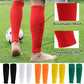 2 Set Anti-Slip Grip Soccer Socks with Shin Guard Sleeves, Sports Athletic Socks for Men Women