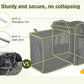Pecute Cat Carrier Backpacks, Expandable Cat Backpack with Breathable Mesh, Pet Carrier Backpack for Cats Small Dogs Puppies Up to 18 Lbs, Dog Carrier Backpack Great for Travel Hiking Camping Outdoor