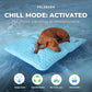 Dog Cooling Mat- Ice Silk Summer Comfort, Self Cooling, Non-Slip Dog Pad, Durable & Washable, Mat for Extra Large Dogs 85x115 cm, Support Shelter Dogs with Every Purchase (Blue)