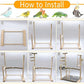 Bird Playground Parrot Playstand Bird Perch Stand Gym Natural Wood Play Stand with Swing Ladder Feeder Cups for Parakeets Cockatiels Lovebirds Conures Budgies