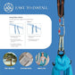 Aerial Silks Starter Kit - Durable 9 Yards of Aerial Yoga Hammock with Hardware & Guide - Aerial Swing for Acrobatic Flying Yoga & All Levels (Aerial Rigging Point Up to 13ft)