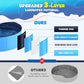 COMMOUDS 87Inch Large Foldable Dog Pool, Collapsible Hard Plastic Dog Kiddie Swimming Pool, Portable Pet Bath Tub Wading Pools for Kids and Puppy Small Medium Large Dogs