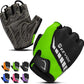 Cycling Gloves with Shock-Absorbing Pad, Extra Grip, Flexible Fit, Light Weight, Breathable for Men and Women Mountain Biking