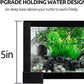 REPTIZOO 18 Gallon Turtle Tank Aquarium, 30"×12"×12" Tortoise Habitat Water-Land Ecological Turtle Tank with Drainage System Aquatic Aquarium
